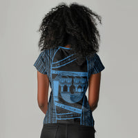 Egypt Menat Women V-Neck T-Shirt Ancient Mythology Goddess Hathor Necklace