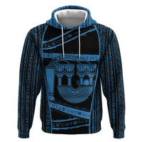 Egypt Menat Zip Hoodie Ancient Mythology Goddess Hathor Necklace