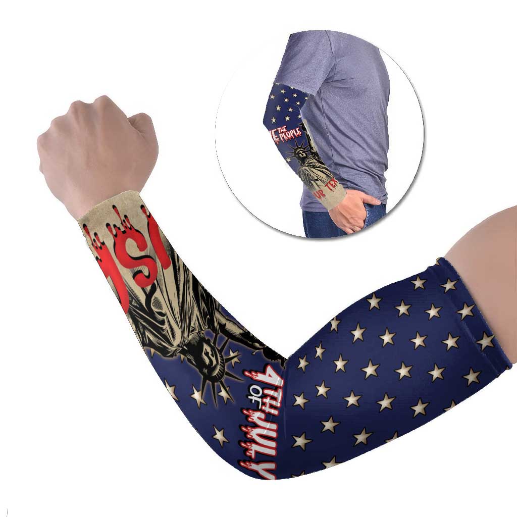 Personalized USA 4th Of July Arm Sleeves We The People - Wonder Print Shop