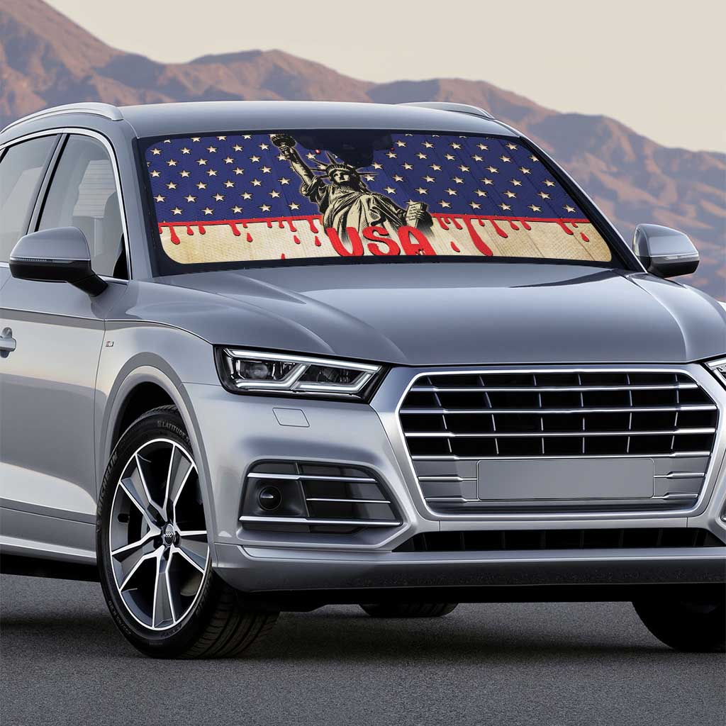 USA 4th Of July Auto Sun Shade We The People - Wonder Print Shop