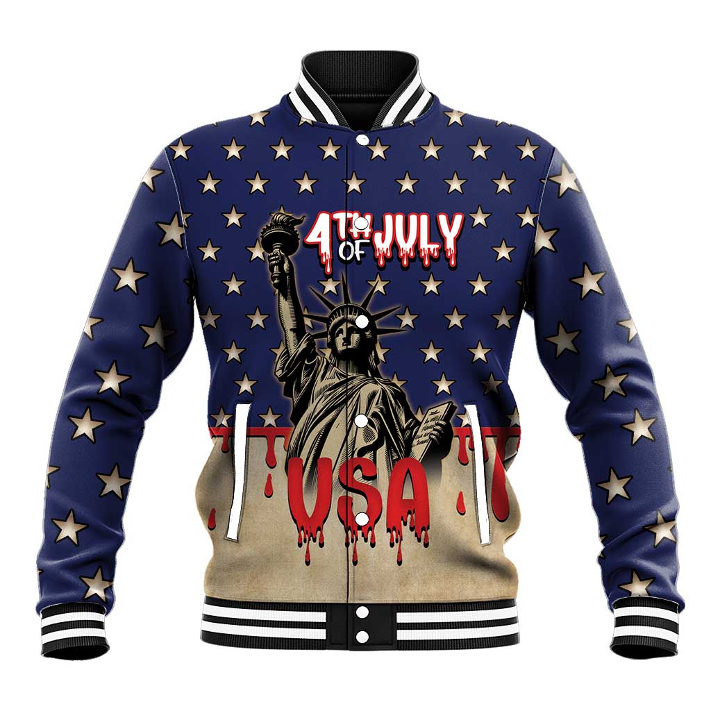 Personalized USA 4th Of July Baseball Jacket We The People - Wonder Print Shop