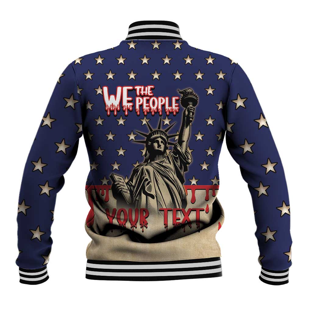 Personalized USA 4th Of July Baseball Jacket We The People - Wonder Print Shop
