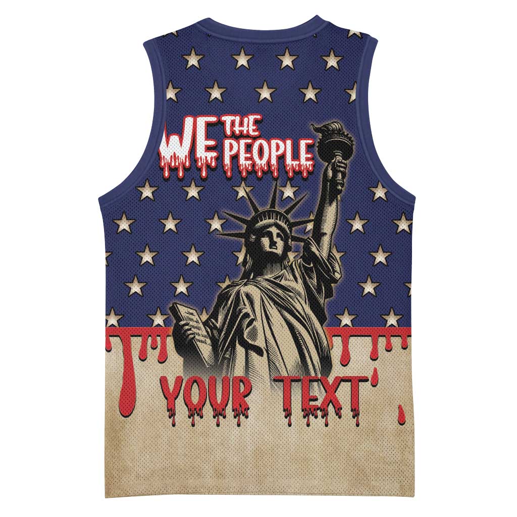 Personalized USA 4th Of July Basketball Jersey We The People - Wonder Print Shop