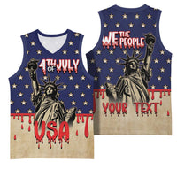 Personalized USA 4th Of July Basketball Jersey We The People - Wonder Print Shop