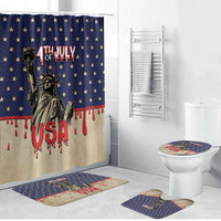 USA 4th Of July Bathroom Set We The People - Wonder Print Shop