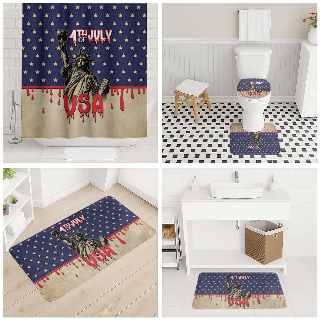 USA 4th Of July Bathroom Set We The People - Wonder Print Shop