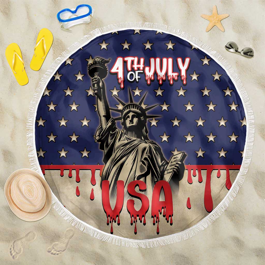 USA 4th Of July Beach Blanket We The People - Wonder Print Shop