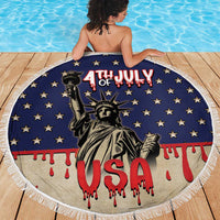 USA 4th Of July Beach Blanket We The People - Wonder Print Shop