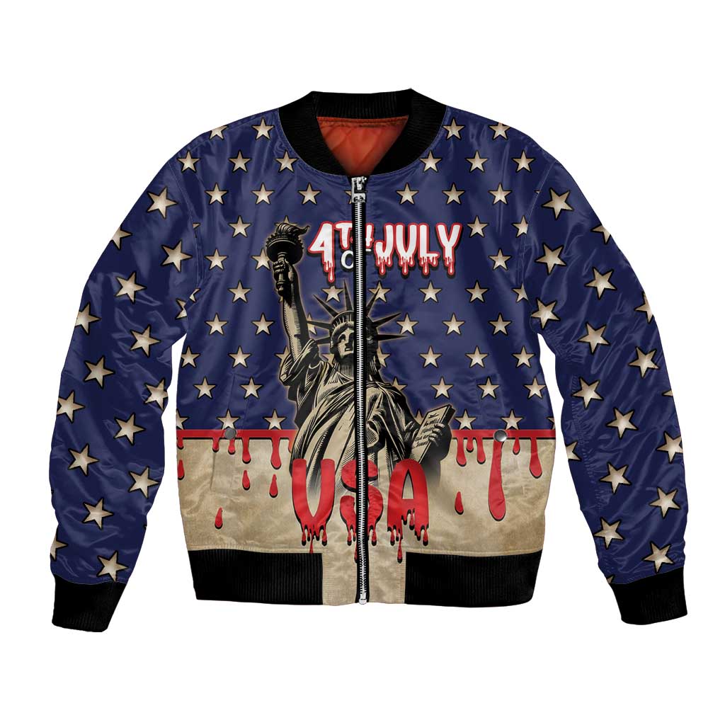 Personalized USA 4th Of July Bomber Jacket We The People - Wonder Print Shop