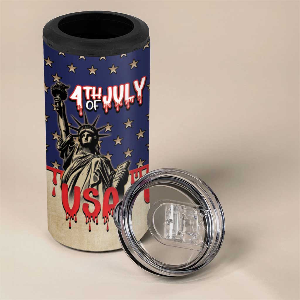 Personalized USA 4th Of July 4 in 1 Can Cooler Tumbler We The People - Wonder Print Shop
