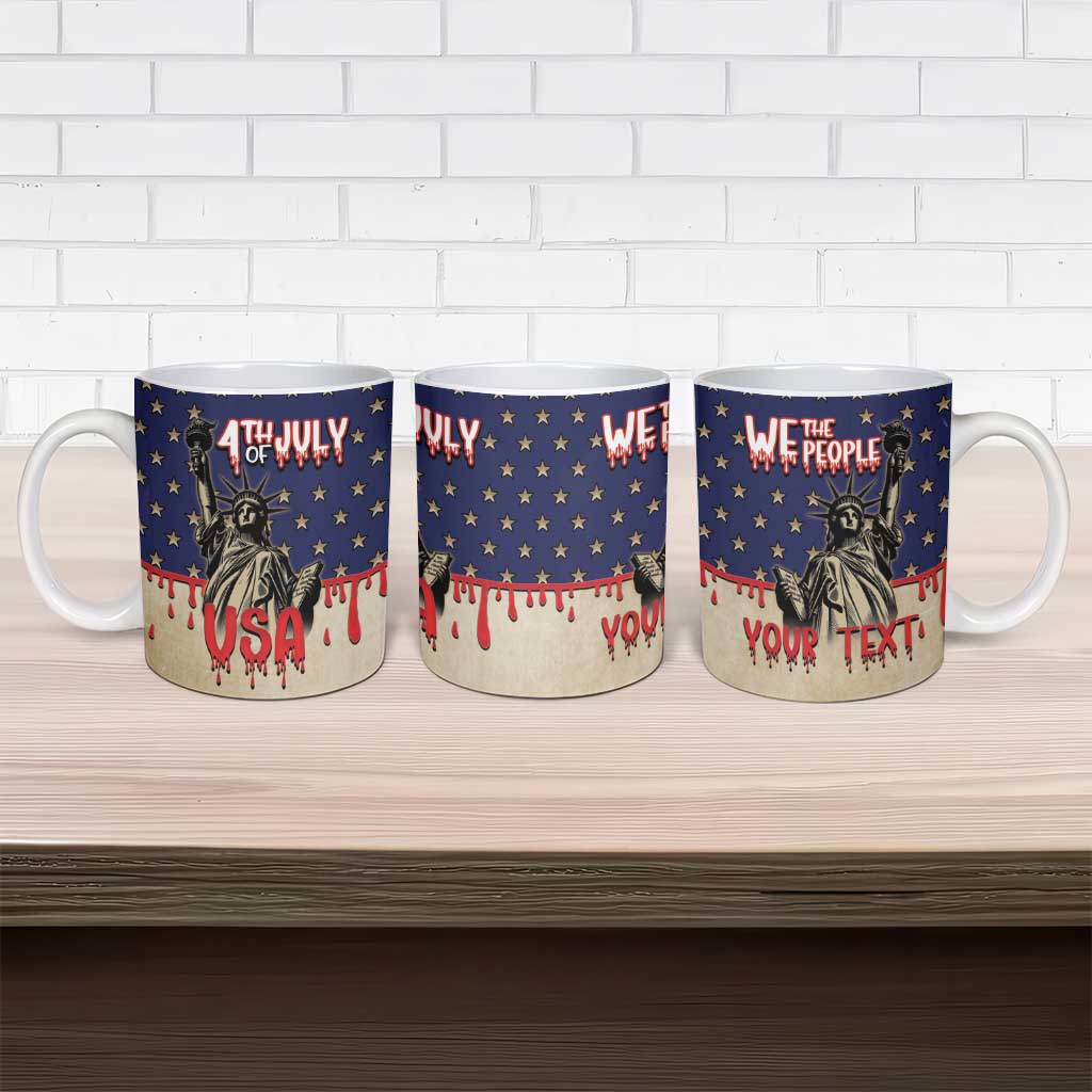 USA 4th Of July Ceramic Mug We The People - Wonder Print Shop