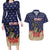 Personalized USA 4th Of July Couples Matching Long Sleeve Bodycon Dress and Hawaiian Shirt We The People - Wonder Print Shop