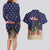 Personalized USA 4th Of July Couples Matching Long Sleeve Bodycon Dress and Hawaiian Shirt We The People - Wonder Print Shop