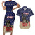 Personalized USA 4th Of July Couples Matching Short Sleeve Bodycon Dress and Hawaiian Shirt We The People - Wonder Print Shop