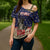 Personalized USA 4th Of July Cross Shoulder Shirt We The People - Wonder Print Shop