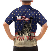 Personalized USA 4th Of July Family Matching Mermaid Dress and Hawaiian Shirt We The People - Wonder Print Shop
