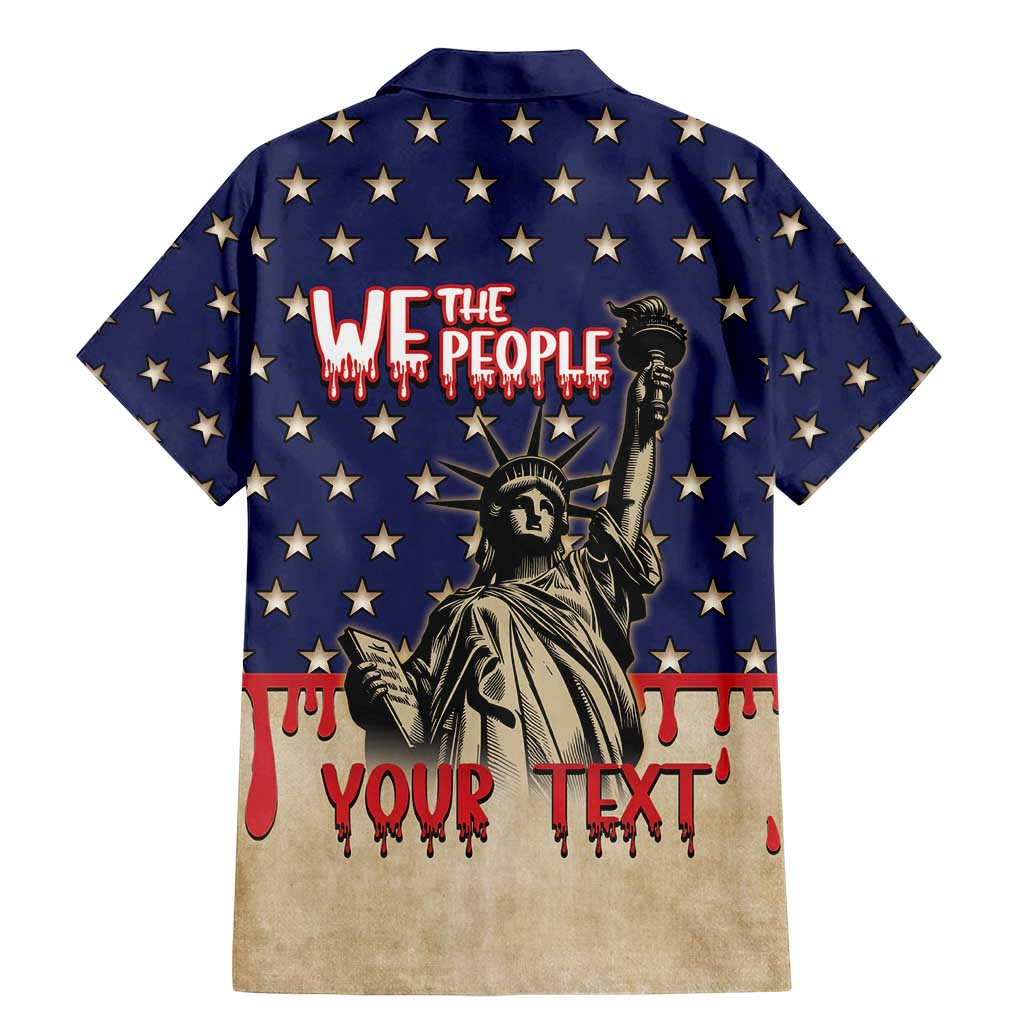 Personalized USA 4th Of July Family Matching Mermaid Dress and Hawaiian Shirt We The People - Wonder Print Shop