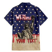 Personalized USA 4th Of July Family Matching Mermaid Dress and Hawaiian Shirt We The People - Wonder Print Shop
