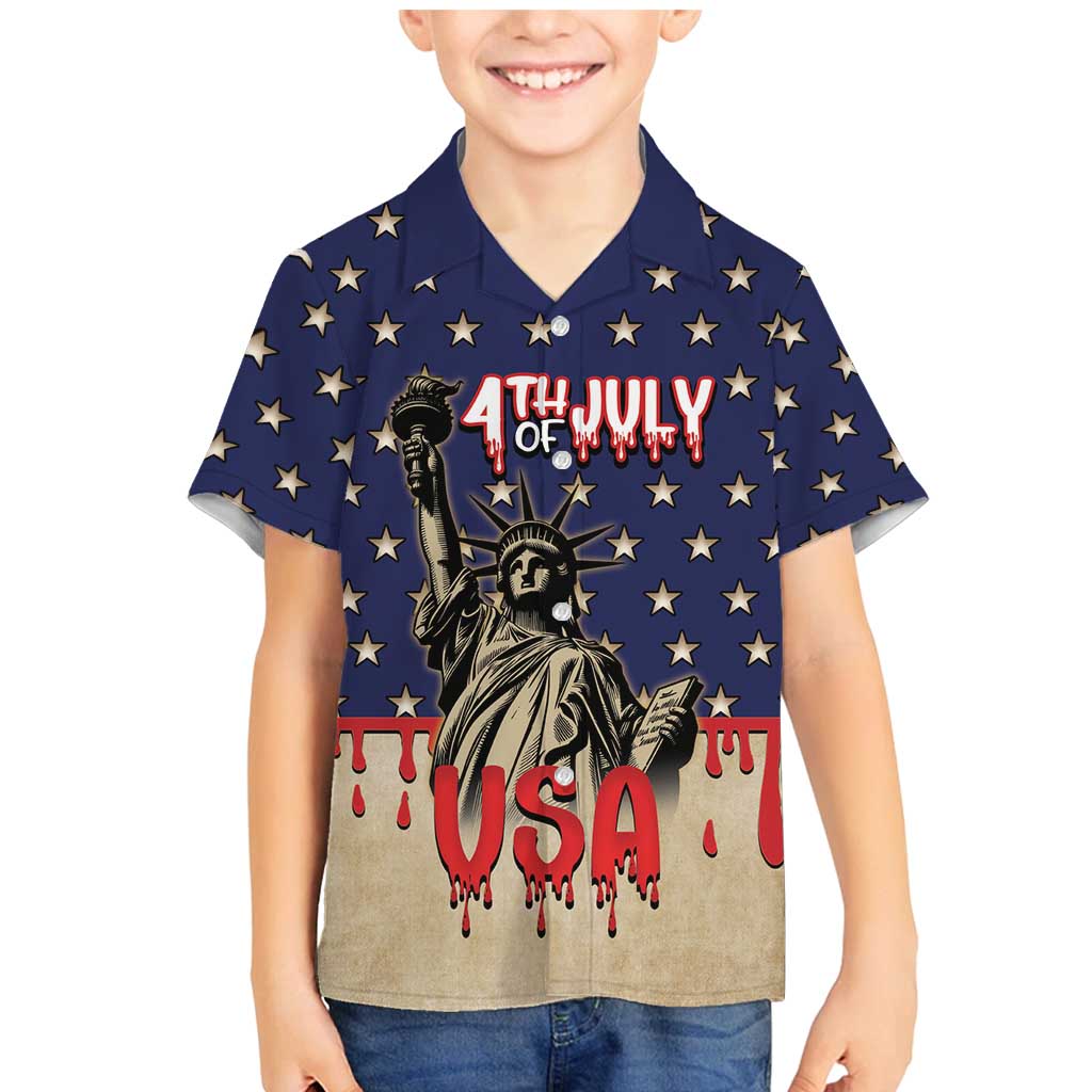 Personalized USA 4th Of July Family Matching Mermaid Dress and Hawaiian Shirt We The People - Wonder Print Shop