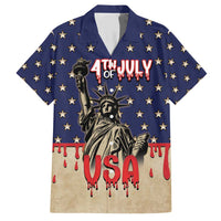 Personalized USA 4th Of July Family Matching Short Sleeve Bodycon Dress and Hawaiian Shirt We The People - Wonder Print Shop