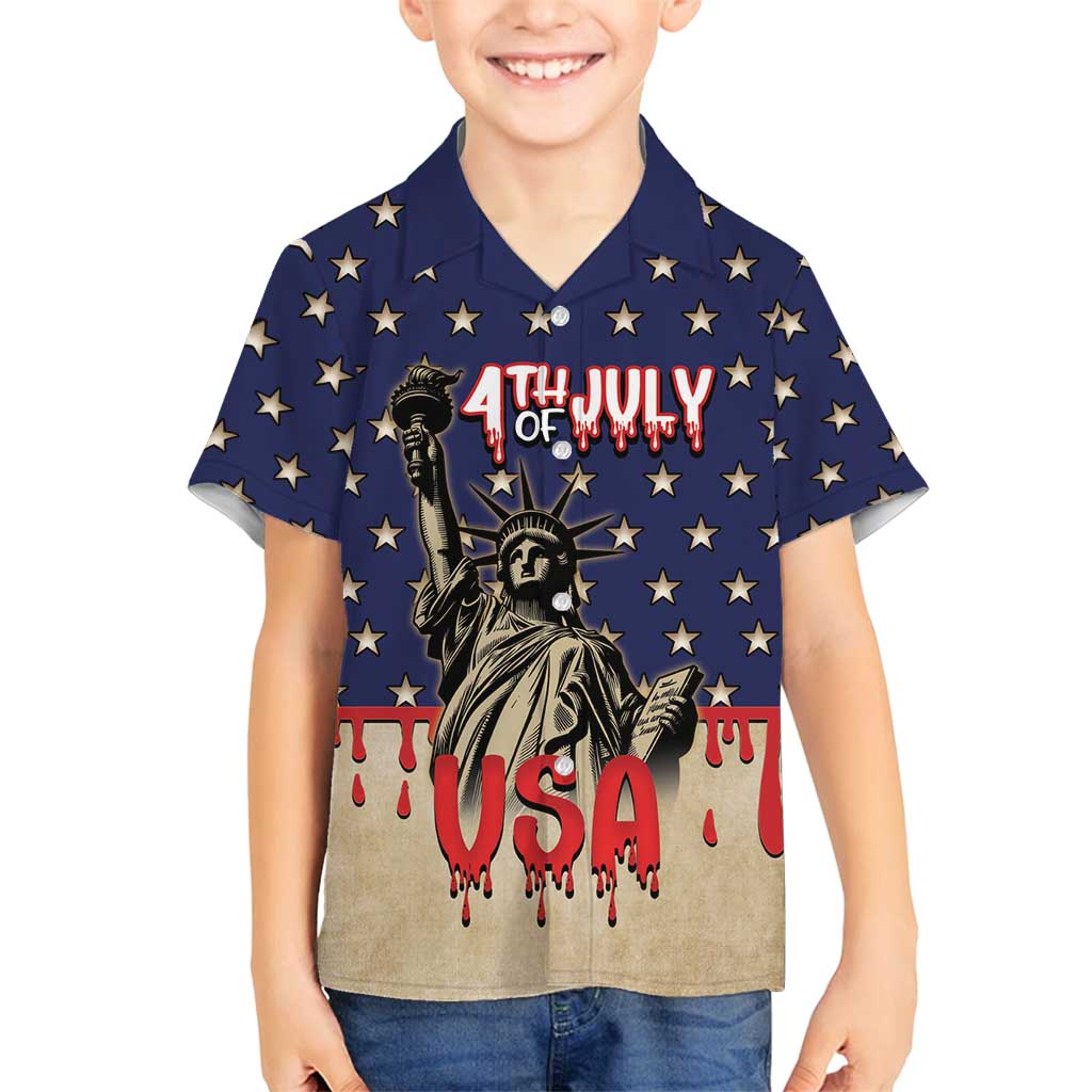 Personalized USA 4th Of July Family Matching Summer Maxi Dress and Hawaiian Shirt We The People - Wonder Print Shop