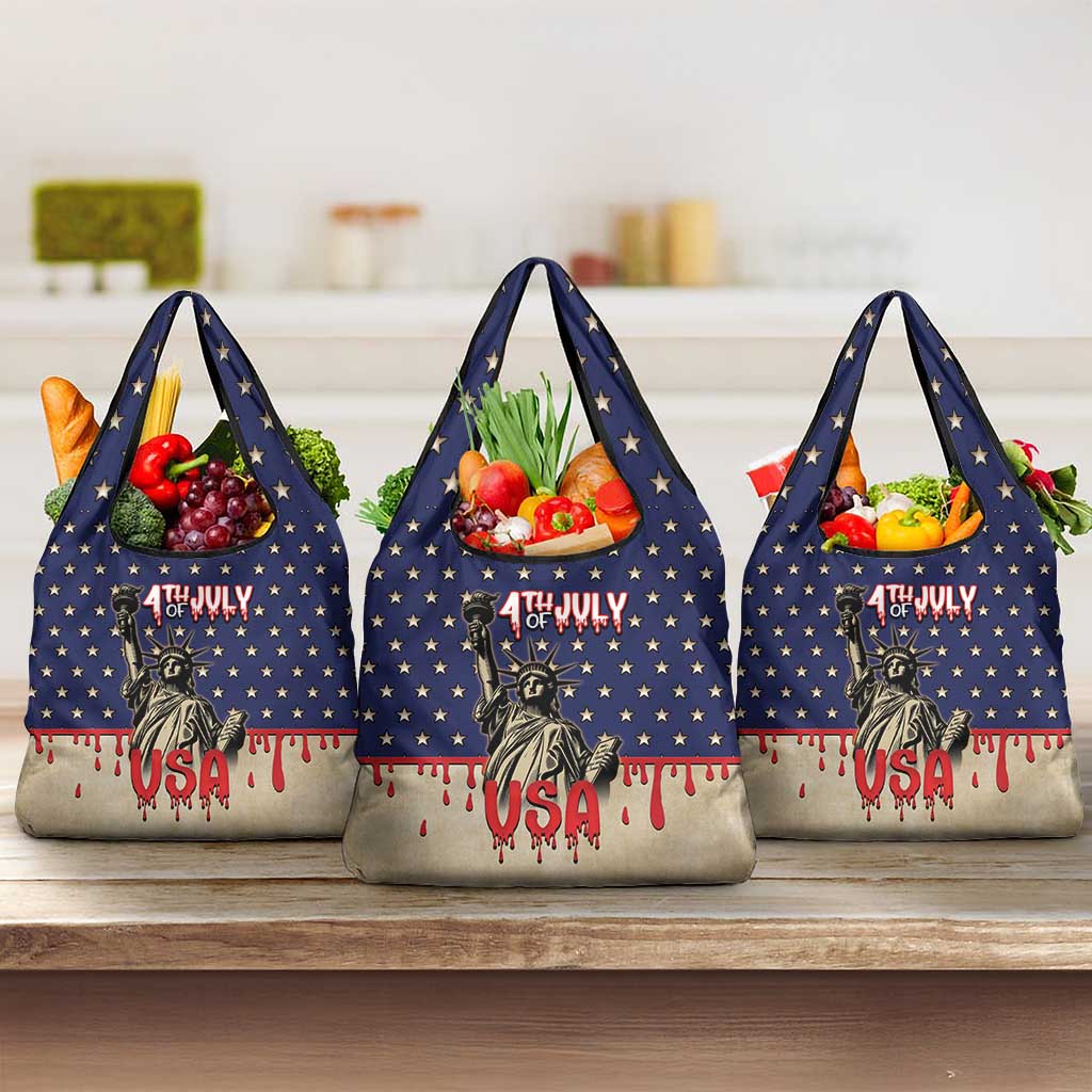 USA 4th Of July Grocery Bag We The People - Wonder Print Shop