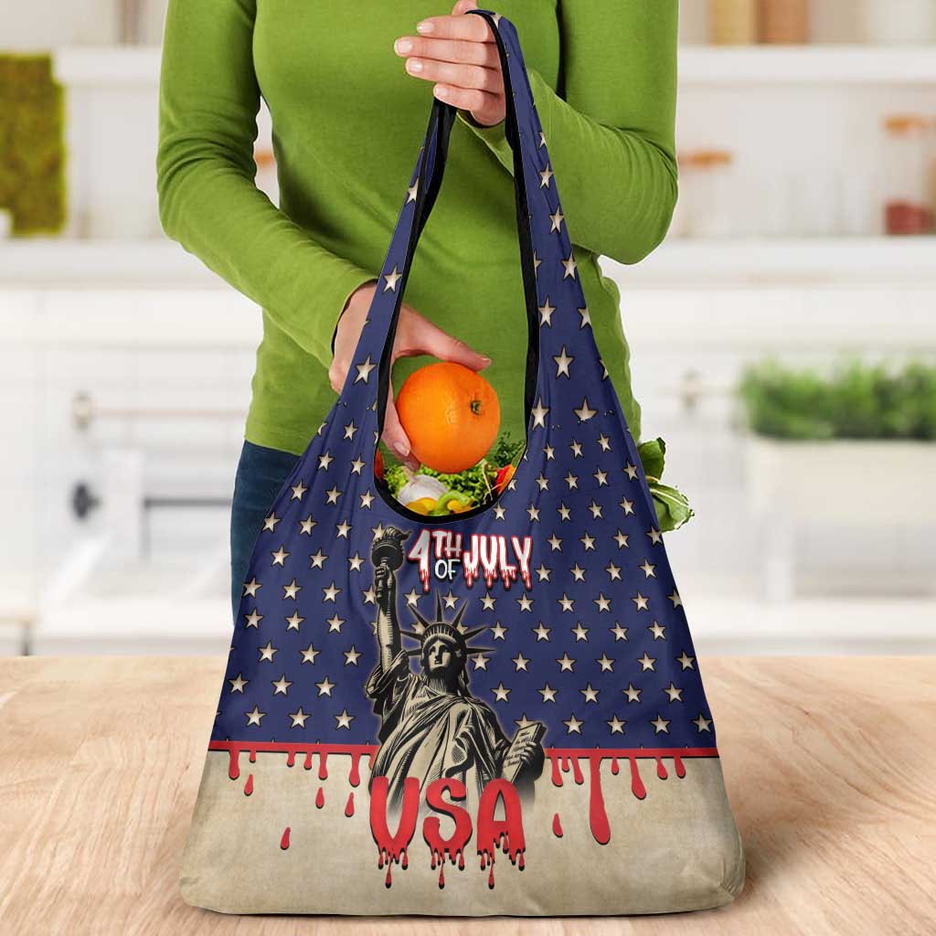 USA 4th Of July Grocery Bag We The People - Wonder Print Shop