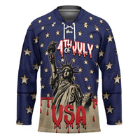 Personalized USA 4th Of July Hockey Jersey We The People - Wonder Print Shop