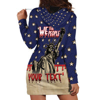 Personalized USA 4th Of July Hoodie Dress We The People - Wonder Print Shop
