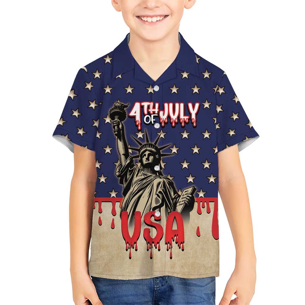 Personalized USA 4th Of July Kid Hawaiian Shirt We The People - Wonder Print Shop