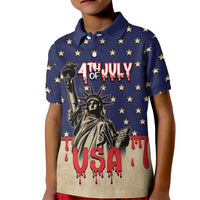 Personalized USA 4th Of July Kid Polo Shirt We The People - Wonder Print Shop