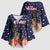 Personalized USA 4th Of July Kimono Sleeve Blouse We The People - Wonder Print Shop