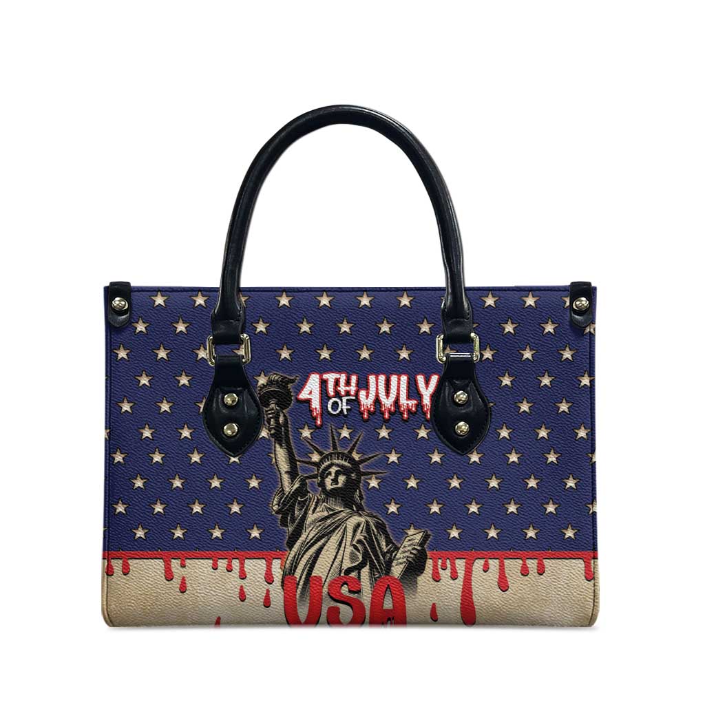 USA 4th Of July Leather Bag We The People - Wonder Print Shop