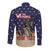 Personalized USA 4th Of July Long Sleeve Button Shirt We The People - Wonder Print Shop