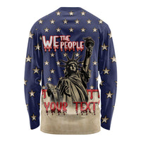 Personalized USA 4th Of July Long Sleeve Shirt We The People - Wonder Print Shop