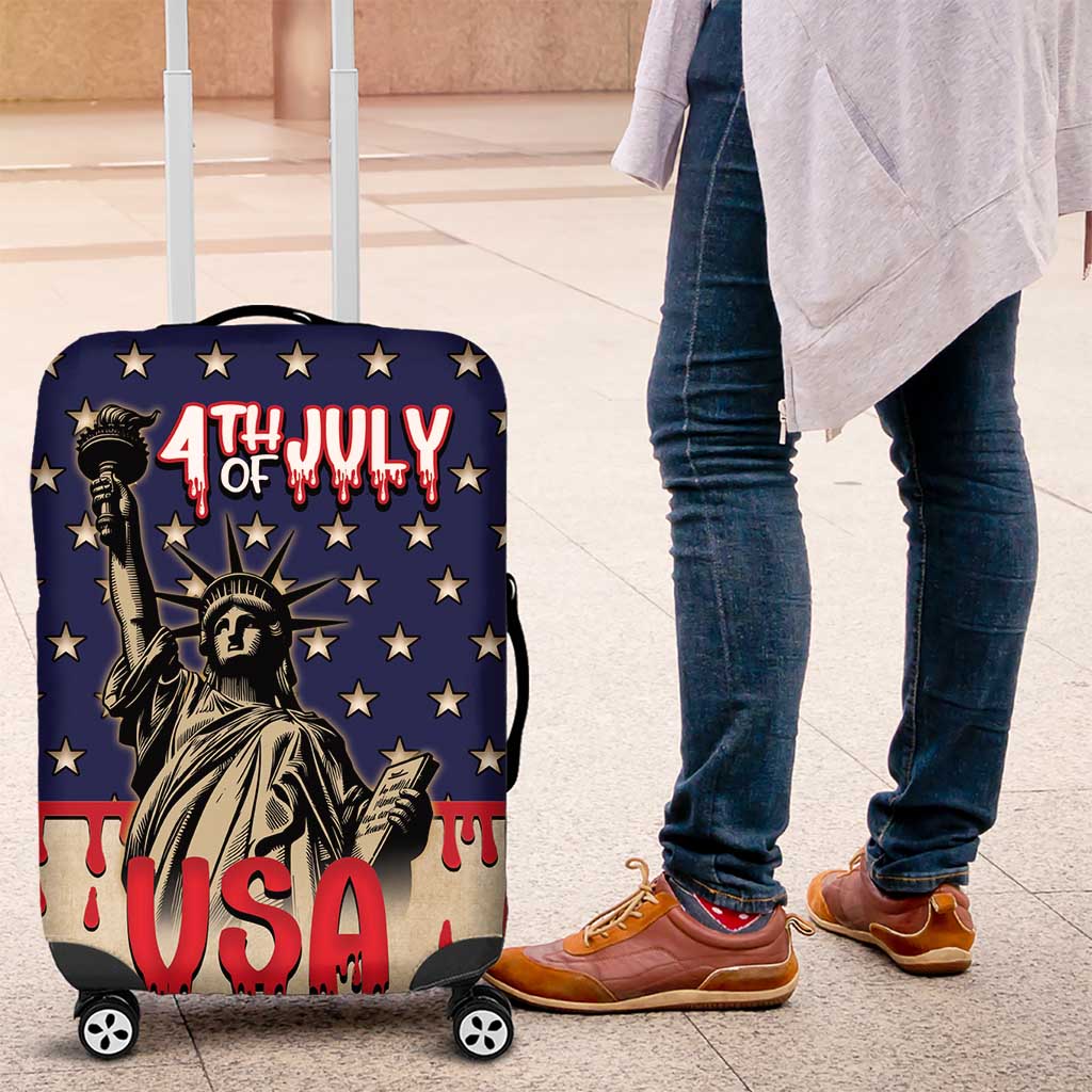 USA 4th Of July Luggage Cover We The People - Wonder Print Shop