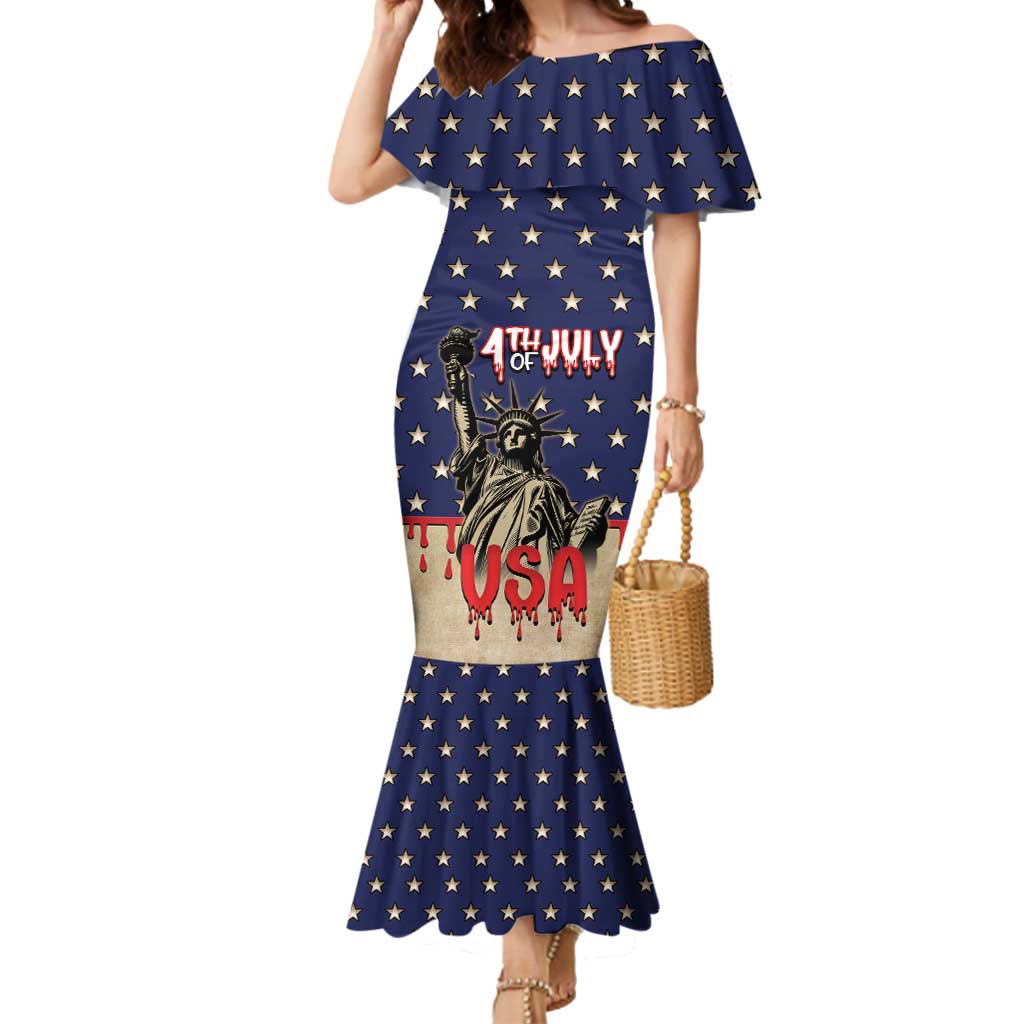 Personalized USA 4th Of July Mermaid Dress We The People - Wonder Print Shop