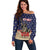 Personalized USA 4th Of July Off Shoulder Sweater We The People - Wonder Print Shop