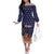 Personalized USA 4th Of July Off The Shoulder Long Sleeve Dress We The People - Wonder Print Shop