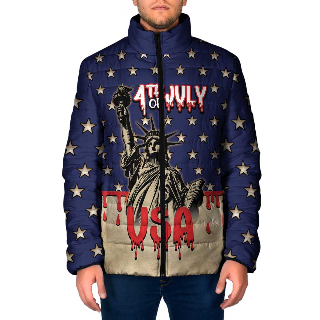 Personalized USA 4th Of July Padded Jacket We The People - Wonder Print Shop