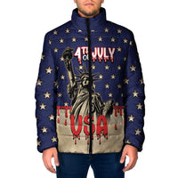 Personalized USA 4th Of July Padded Jacket We The People - Wonder Print Shop
