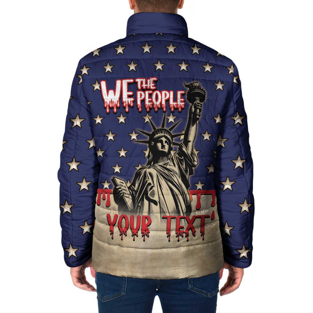 Personalized USA 4th Of July Padded Jacket We The People - Wonder Print Shop