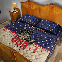 USA 4th Of July Quilt Bed Set We The People - Wonder Print Shop