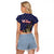 Personalized USA 4th Of July Raglan Cropped T Shirt We The People - Wonder Print Shop