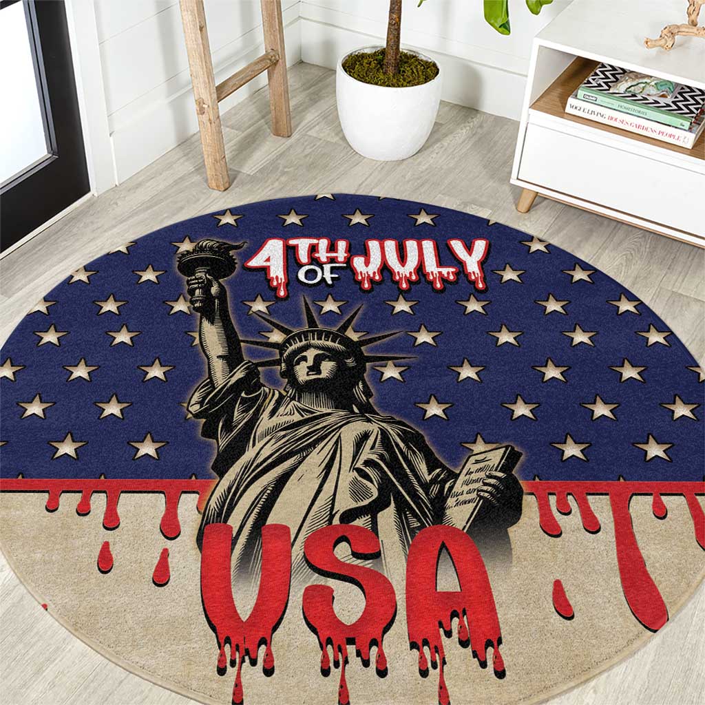 USA 4th Of July Round Carpet We The People - Wonder Print Shop
