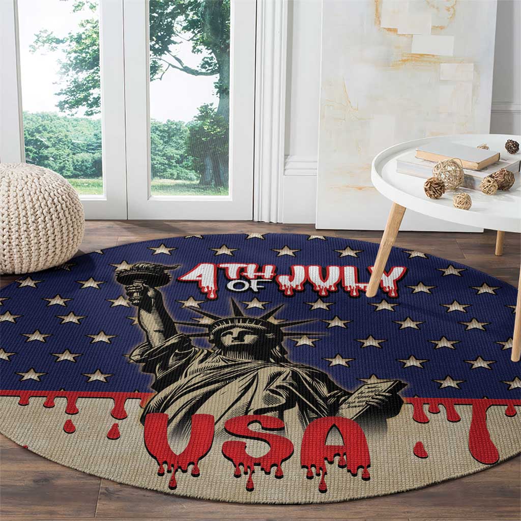 USA 4th Of July Round Carpet We The People - Wonder Print Shop