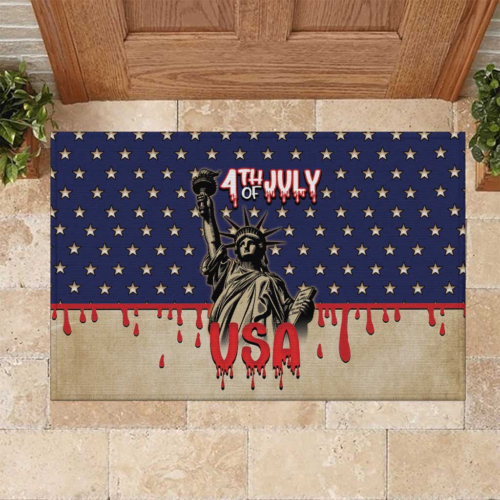 USA 4th Of July Rubber Doormat We The People - Wonder Print Shop