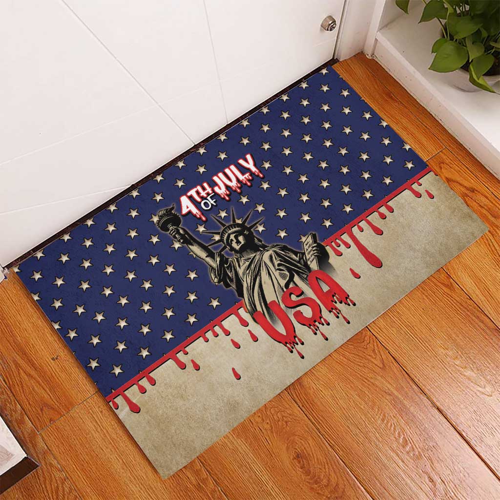 USA 4th Of July Rubber Doormat We The People - Wonder Print Shop