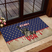 USA 4th Of July Rubber Doormat We The People - Wonder Print Shop