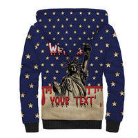 Personalized USA 4th Of July Sherpa Hoodie We The People - Wonder Print Shop